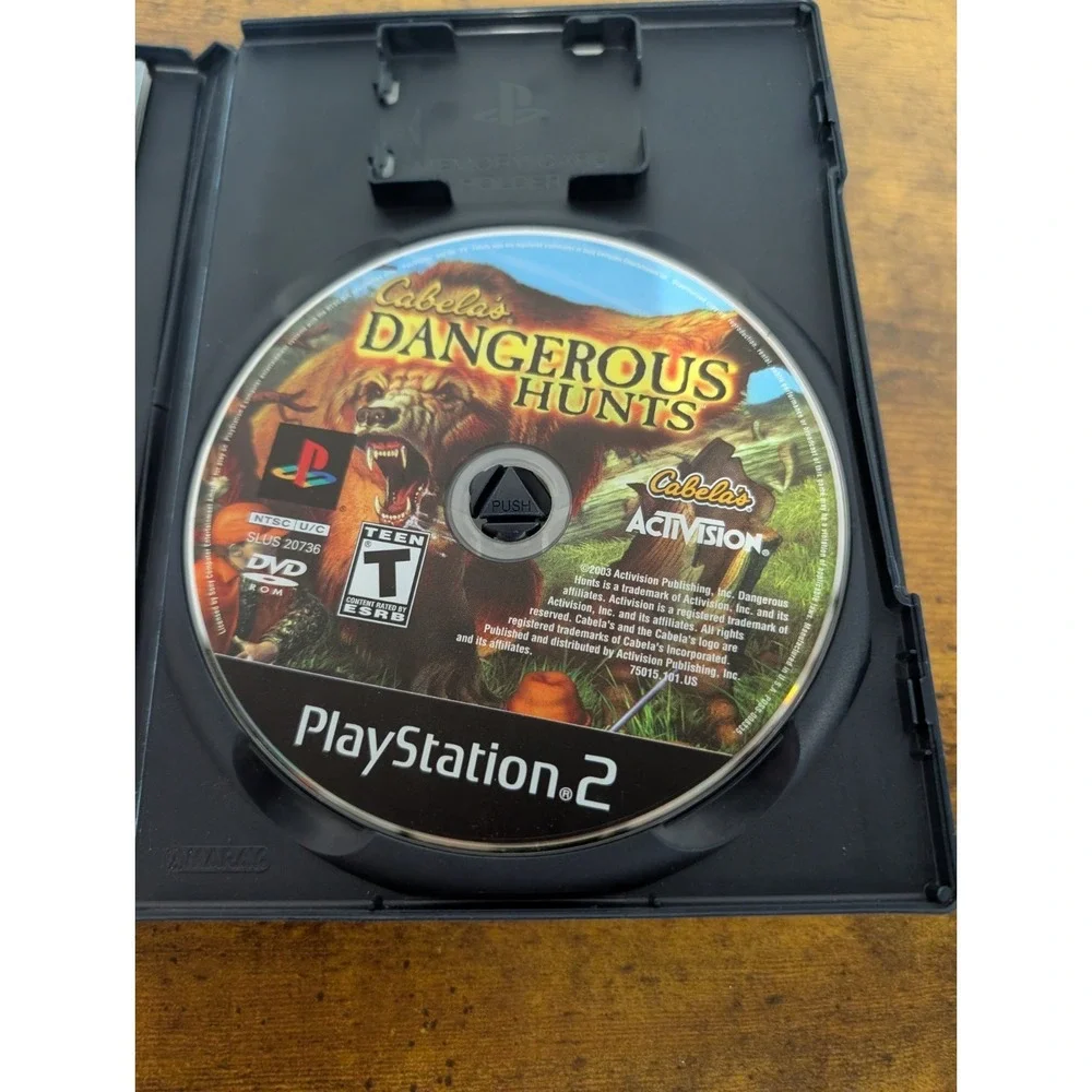 Cabela's Dangerous Hunts 2009 (Playstation 2, 2008) w/‎ Manual CIB | Tested